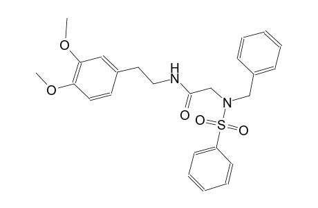 acetamide, N-[2-(3,4-dimethoxyphenyl)ethyl]-2-[(phenylmethyl)(phenylsulfonyl)amino]-