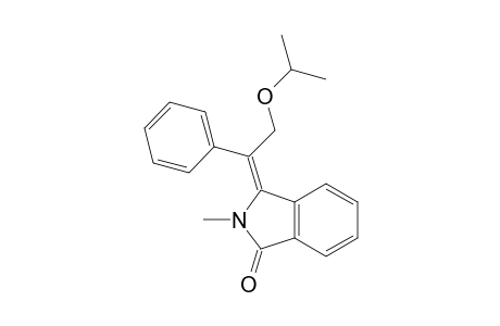 (E)-3-(2-isopropoxy-1-phenylethylidene)-2-methylisoindolin-1-one