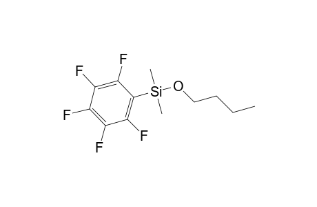 Silane, butoxydimethyl(pentafluorophenyl)-