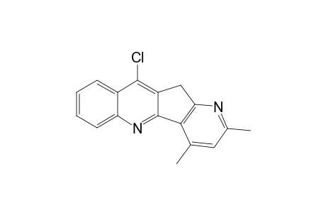 2,4-Dimethyl-10-chloro-11H-(1,5)-diazabenzo[b]fluorene