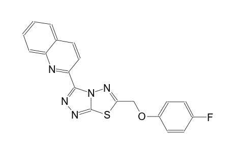 quinoline, 2-[6-[(4-fluorophenoxy)methyl][1,2,4]triazolo[3,4-b][1,3,4]thiadiazol-3-yl]-