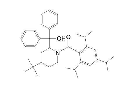 2-Piperidinemethanol, 4-(1,1-dimethylethyl)-.alpha.,.alpha.-diphenyl-1-[2,4,6-tris(1-methyl ethyl)benzoyl]-