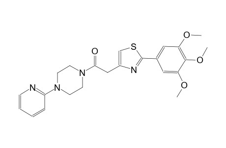 piperazine, 1-(2-pyridinyl)-4-[[2-(3,4,5-trimethoxyphenyl)-4-thiazolyl]acetyl]-