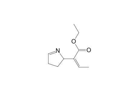 2H-Pyrrole-2-acetic acid, .alpha.-ethylidene-3,4-dihydro-, ethyl ester, (Z)-(.+-.)-