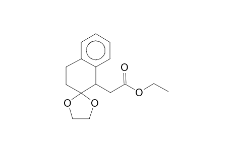 (1',2',3',4'-Tetrahydrospiro[1,3]dioxoxlane-2,2'-haphthalen-1'-yl)acetic acid, ethyl ester