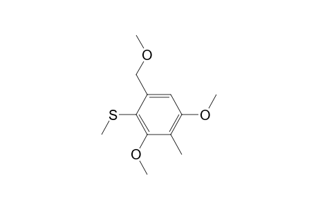 2,6-Dimethoxy-4-(methoxymethyl)-3-(methylthio)toluene
