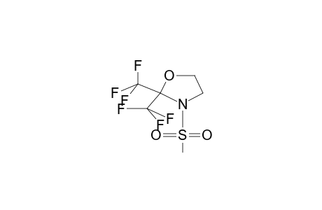 2,2-BIS(TRIFLUOROMETHYL)-3-METHANSULPHONYL-1,3-OXAZOLIDINE