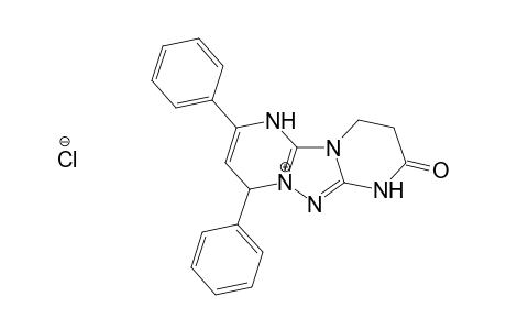 8-Oxo-2,4-diphenyl-1,4,7,8,9,10-hexahydro[1,2,4]triazolo[1,5-a:4,3-a']dipyrimidin-5-ium chloride