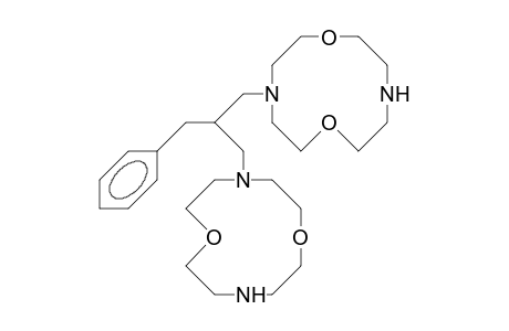 B-Bis(4,10-diaza-1,7-dioxa-cyclododecan-10-yl-methyl)-ethylbenzene