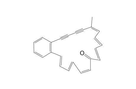 17-Methyl-18,19,20,21-tetradehydrobenzocyclononadecen-11-one