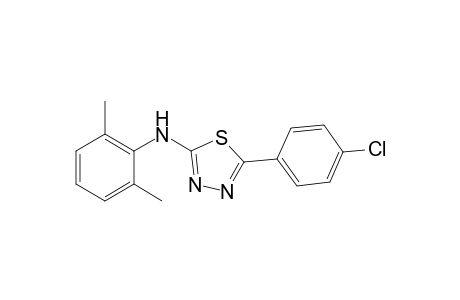 5-(4-Chlorophenyl)-N-(2,6-dimethylphenyl)-1,3,4-thiadiazol-2-amine