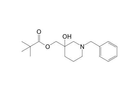 (1'-Benzyl-3'-hydroxypiperidin-3'-yl)methyl 2,2-dimethylpropanoate