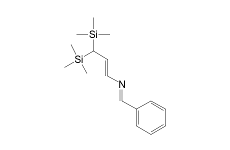 (E or Z)-1-Phenyl-5,5-bis(trimethylsilyl)-2-aza-1,3-pentadiene