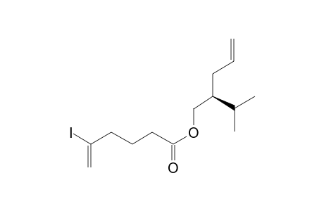 (2S)-2-(1-Methylethyl)pent-4-en-1-yl 5-iodohex-5-enoate