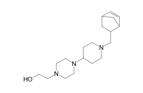 2-[4-[1-(5-bicyclo[2.2.1]hept-2-enylmethyl)-4-piperidinyl]-1-piperazinyl]ethanol