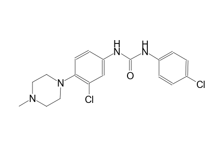 urea, N-[3-chloro-4-(4-methyl-1-piperazinyl)phenyl]-N'-(4-chlorophenyl)-