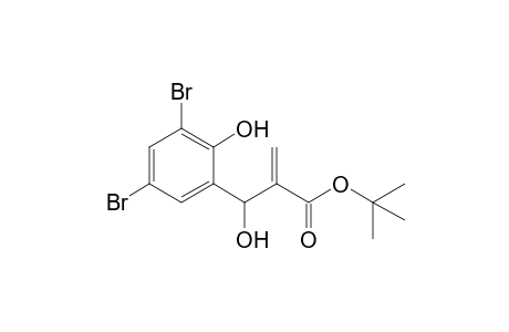 2-[(3,5-dibromo-2-hydroxy-phenyl)-hydroxy-methyl]acrylic acid tert-butyl ester