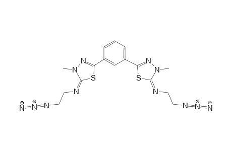 2,2'-(m-Phenylene)bis[5-(2-azidoethylimino)-4,5-dihydro-4-methyl-1,3,4-thiazole]