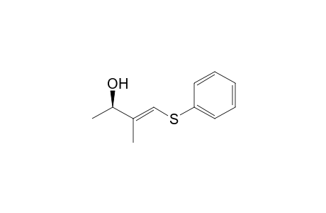 (E,2R)-3-methyl-4-(phenylthio)-3-buten-2-ol