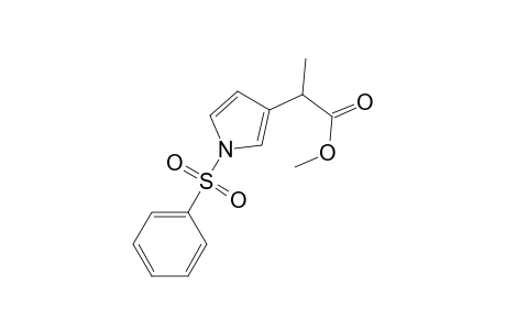 Methyl 2-(1-Phenylsulfonylpyrrol-3-yl)propanoate