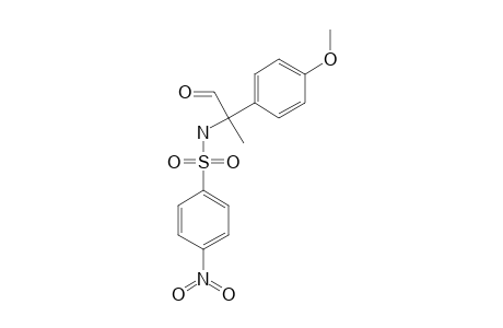 (+)-2-(4'-METHOXYPHENYL)-2-(4''-NITROBENZENE)-SULFONYLAMINOPROPIONALDEHYDE