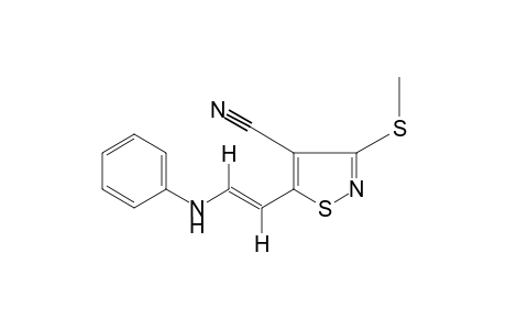 trans-5-(2-ANILINOVINYL)-3-(METHYLTHIO)-4-ISOTHIAZOLECARBONITRILE