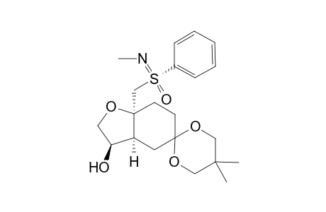 (3R,3aS,7aS)-5',5'-Dimethyl-7a-(((S)-N-methyl-S-phenylsulfonimidoyl)methyl)hexahydro-2H-spiro[benzofuran-5,2'-[1,3]dioxan]-3-ol