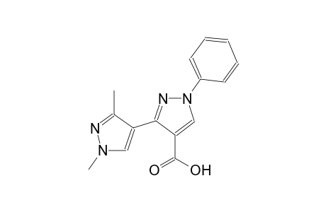 1',3'-dimethyl-1-phenyl-1H,1'H-[3,4'-bipyrazole]-4-carboxylic acid