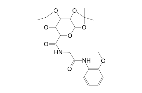 (3aR,5aR,8aS,8bR)-N-(2-((2-methoxyphenyl)amino)-2-oxoethyl)-2,2,7,7-tetramethyltetrahydro-3aH-bis([1,3]dioxolo)[4,5-b:4',5'-d]pyran-5-carboxamide