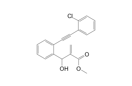 Methyl 2-((2-((2-chlorophenyl)ethynyl)phenyl)(hydroxy)methyl)acrylate