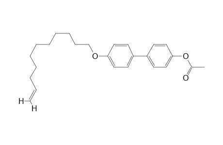 [4-(4-undec-10-enoxyphenyl)phenyl] acetate
