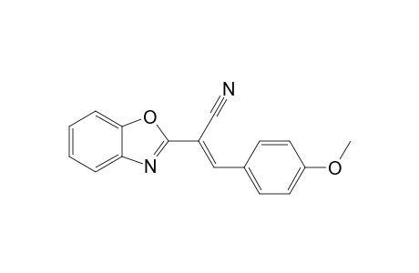 (E)-2-(1,3-Benzoxazol-2-yl)-3-(4-methoxyphenyl)acrylonitrile