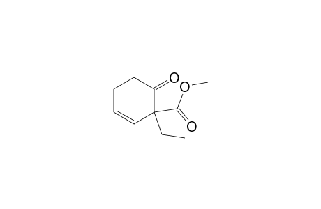 2-Cyclohexene-1-carboxylic acid, 1-ethyl-6-oxo-, methyl ester