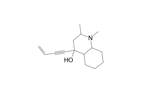 4-(3-Buten-1-ynyl)-1,2-dimethyldecahydro-4-quinolinol