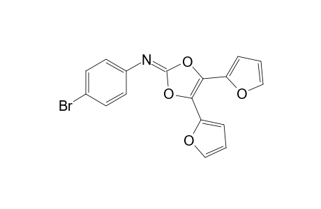 2-(4-Bromophenylimino)-4,5-di(2-furyl)-1,3-dioxole