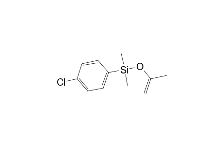 (4-Chlorophenyl)(isopropenyloxy)dimethylsilane