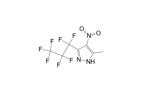 3-(1,1,2,2,3,3,3-heptafluoropropyl)-5-methyl-4-nitro-1H-pyrazole