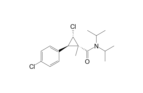 (1S*,2S*,3R*)-2-Chloro-3-(4-chlorophenyl)-1-methyl-N,Ndiisopropylcyclopropanecarboxamide