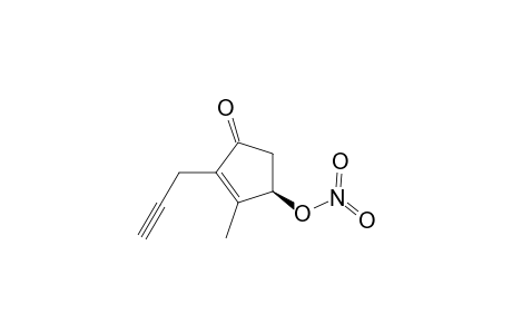 (R)-2-Methyl-4-oxo-3-(2-propynyl)cyclopent-2-enyl nitrate