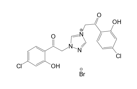 1,4-Bis(4-chloro-2-hydroxyphenacyl)-1H-1,2,4-triazolium bromide