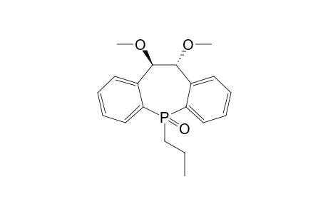 (10R,11R)-10,11-Dimethoxy-10,11-dihydro-5-propyl-5H-dibenzo[b,f]phosphepine 5-oxide