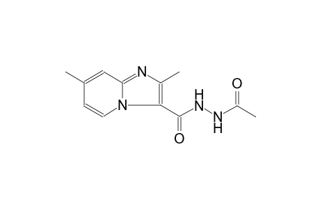 N'-acetyl-2,7-dimethylimidazo[1,2-a]pyridine-3-carbohydrazide