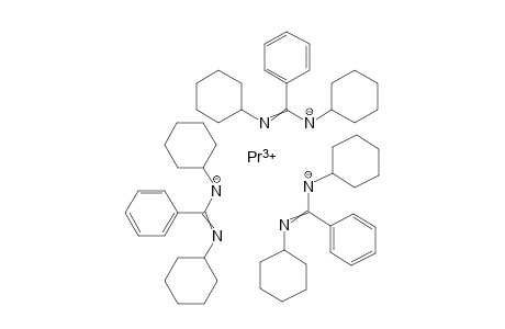 Tris(N,N'-dicyclohexylbenzamidinato)praseodymium(III)