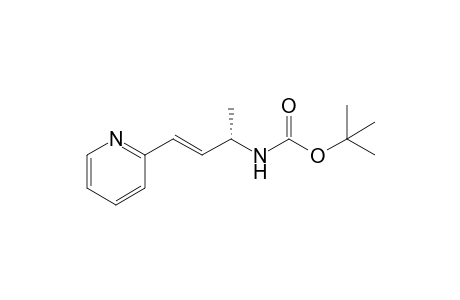 N-[(E,1S)-1-methyl-3-(2-pyridyl)allyl]carbamic acid tert-butyl ester