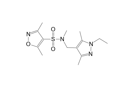 4-isoxazolesulfonamide, N-[(1-ethyl-3,5-dimethyl-1H-pyrazol-4-yl)methyl]-N,3,5-trimethyl-