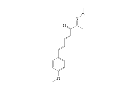2-METHOXYIMINO-7-(4-METHOXYPHENYL)-HEPTA-4,6-DIEN-3-ONE