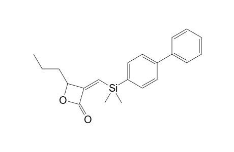 (Z)-3-[(Biphenyl-4-yl-dimethyl-silyl)-methylene]-4-propyl-oxetan-2-one