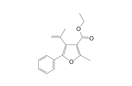 4-isopropenyl-2-methyl-5-phenyl-furan-3-carboxylic acid ethyl ester