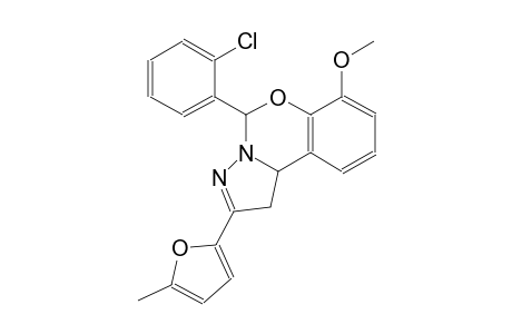 pyrazolo[1,5-c][1,3]benzoxazine, 5-(2-chlorophenyl)-1,10b-dihydro-7-methoxy-2-(5-methyl-2-furanyl)-