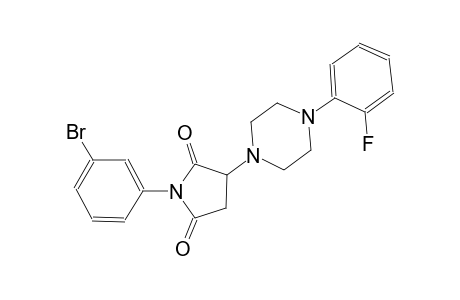 1-(3-bromophenyl)-3-[4-(2-fluorophenyl)-1-piperazinyl]-2,5-pyrrolidinedione